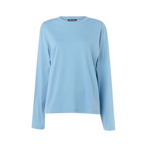 Whistles Blue Relaxed Long Sleeve Tee